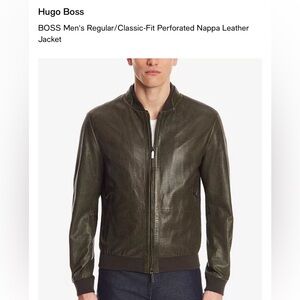 Hugo Boss Dark Green Bomber Jacket